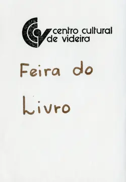 Imagem contendo o logotipo do Centro Cultural de Videira e o texto manuscrito 'Feira do Livro'. Trata-se de um material gráfico ou informativo relacionado a eventos culturais na cidade de Videira, Santa Catarina.